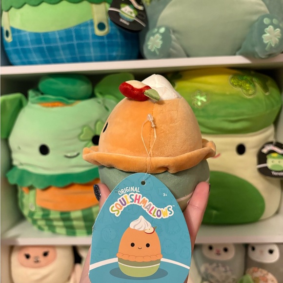 Squishmallows Orange and Green Apple Pie Doodle NWT 5in SCENTED !! - Picture 4 of 5